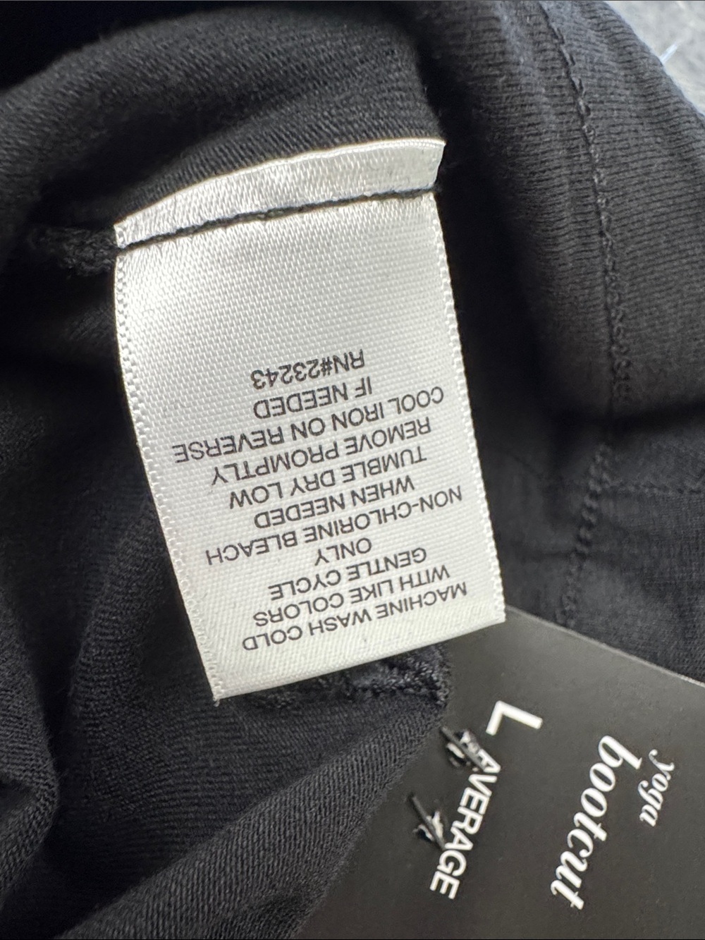 New York & Company Black Stretch bootcut Yoga Pants NWT L - Picture 9 of 16